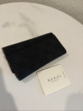 Gucci GG Key Holder/Key Black Canvas